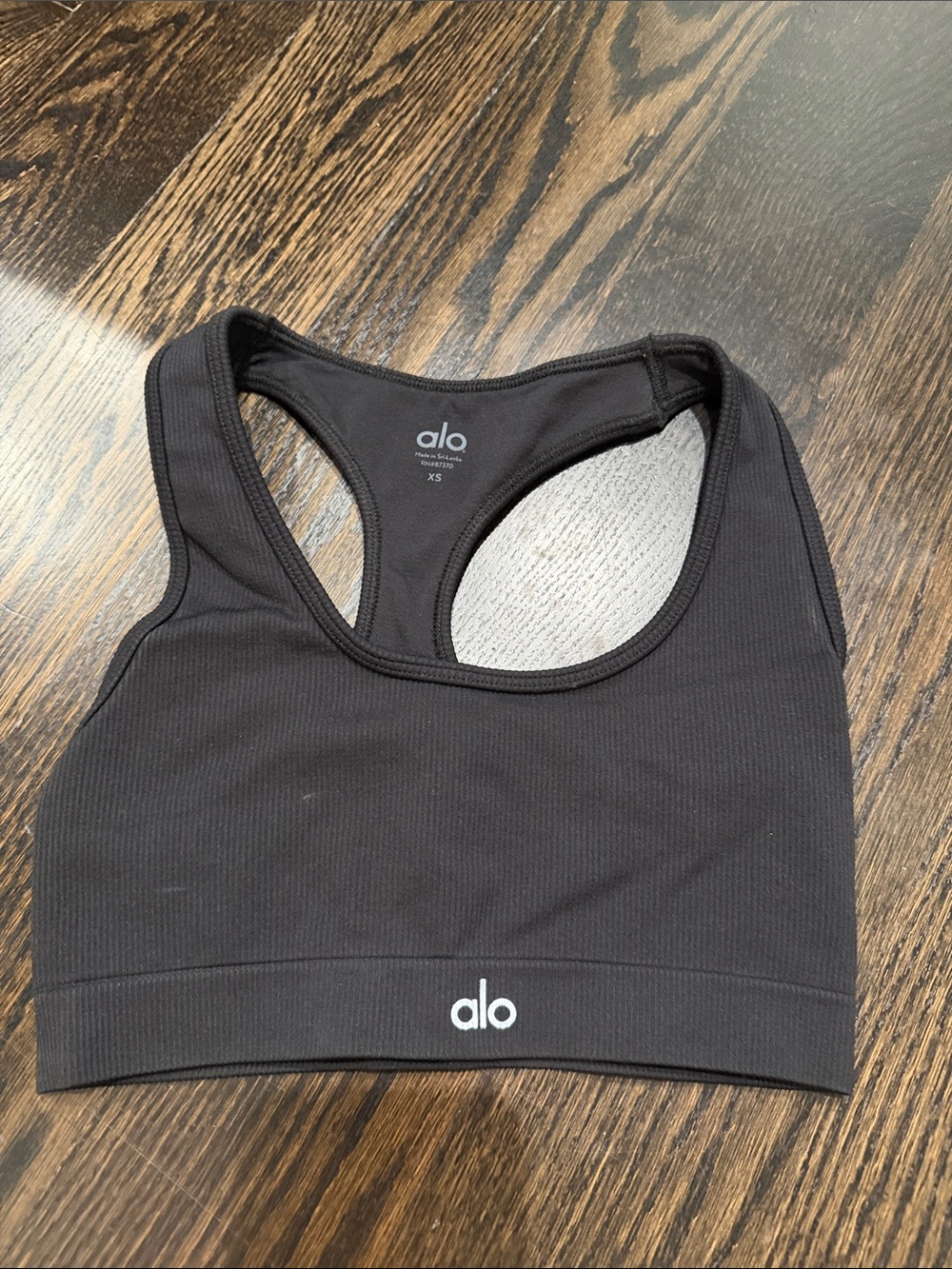 Alo sports bra racer back